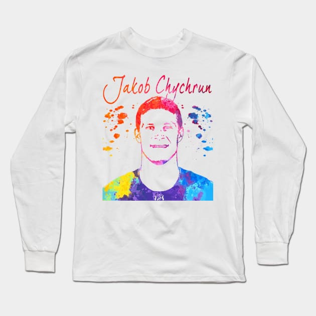 Jakob Chychrun Long Sleeve T-Shirt by Moreno Art